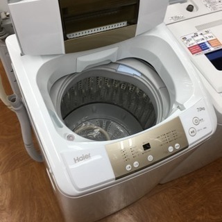 【未使用品】Haier 7kg簡易乾燥機能付洗濯機 JW-K70M 2018年製 237