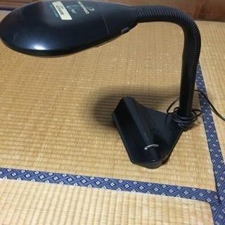 電気スタンド、黒