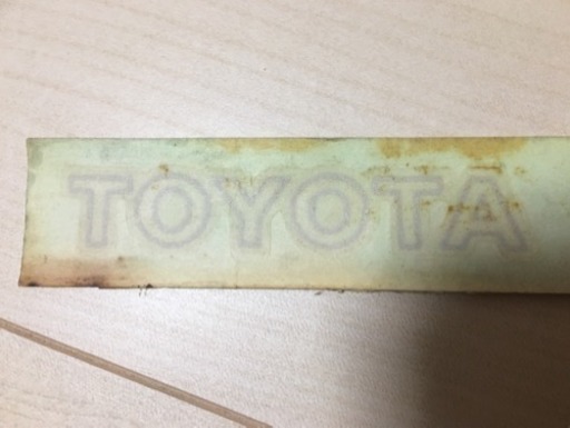 トヨタ セラ トヨタ純正ステッカー (古い) (マリ) 守谷のアクセサリー
