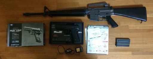 東京マルイ　M16とUSPセット
