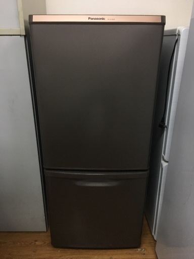 2016年製  パナソニック  138L  冷蔵庫    ダックブラウン  美品