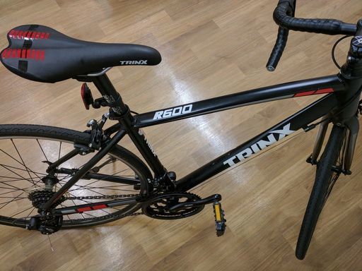 TRINXロードバイクR60014段黒取説付き (ゆき) 京急田浦のロードバイクの中古あげます・譲ります｜ジモティーで不用品の処分