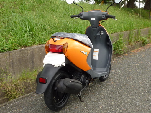 すみ＊さま専用 売約済】値下げ、女性に優しい スズキ レッツ4 綺麗なオレンジ 整備