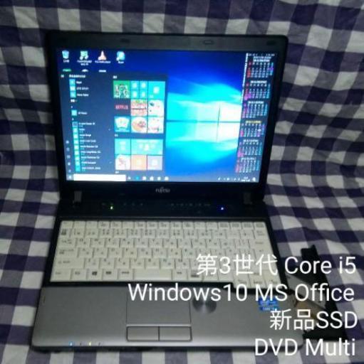 【販売成立】B5モバイル/第3世代Core i5/新品SSD/DVD Multi/Wi-Fi