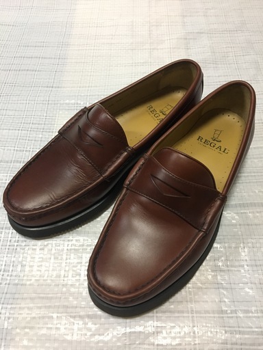 新品 未使用REGALリーガル ローファー　Brown  25.5cm EEE