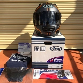 シールドおまけ☆ARAI ラパイドIR BOL D-PSオレンジ...