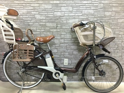 東京23区配達無料  新基準  BS ブリジストン アンジェリーノ 8.1.Ah リチウム 電動自転車 中古◆26インチ◆