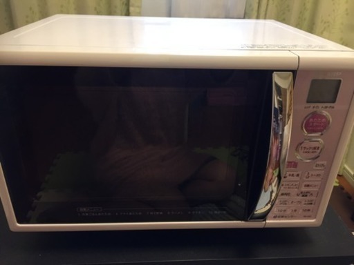 ピンクの電子レンジ