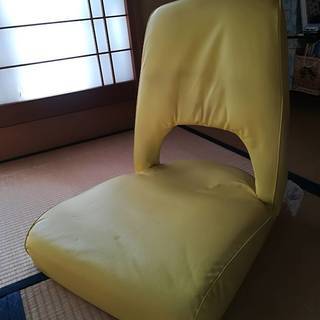 黄色の座椅子　2個