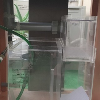 決まりました。オーバーフロー＆水槽台 購入 中古品 