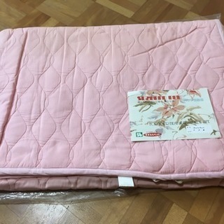 ベッドパッド ダブル ピンク