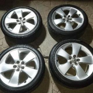 ☆WORKワーク ARKLINE AL02 7J/4H/PCD100/+53 FSカットクリア 205 
