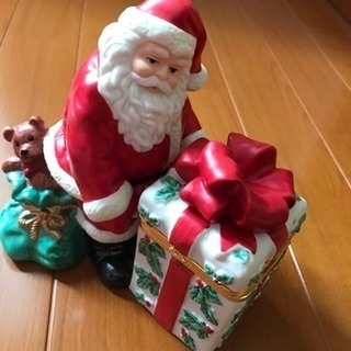 12月3日〆切☆アメリカ製サンタさんの陶器置物