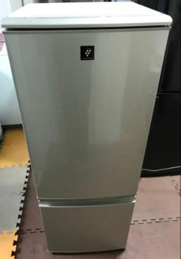 SHARP冷蔵庫　2人対応　167Ｌ　高濃度プラズマクラスター7000搭載　色（ゴールド系）　東京　神奈川　配送可能