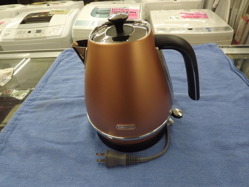 デロンギ De Longhiディスティンタコレクション電気ケトル １ｌ コッパー 札幌西岡店 モノハウス 西岡 月寒中央のキッチン家電 電気ポット の中古あげます 譲ります ジモティーで不用品の処分