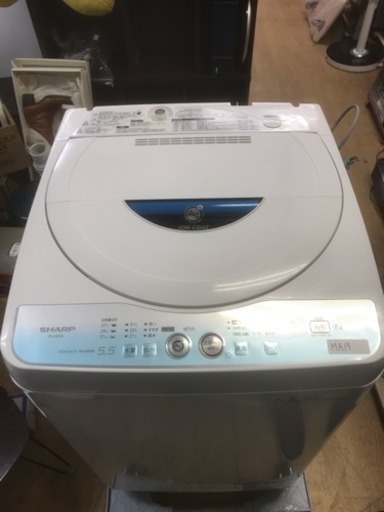 SHARP 全自動洗濯機 2012年製 ES-GE55L-A 5.5kg