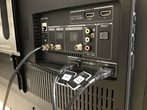 50インチ東芝レグザ＆タイムシフト用HDD＆壁掛け金具セット