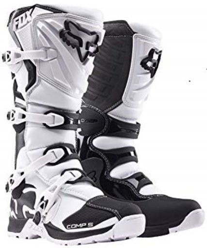 【商談中】【新品モトクロスブーツ】 FOX(フォックス)ブーツ COMP5 BOOTS　ホワイト 9 (26.5cm),-