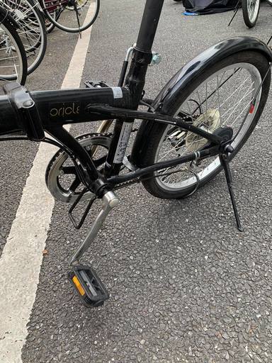 20インチ　折り畳み自転車　黒