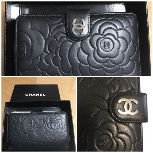 CHANEL シャネル カメリア 2つ折り財布