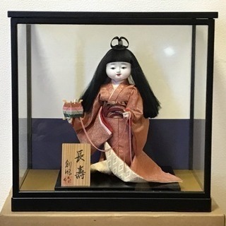 日本人形 ガラスケース付き