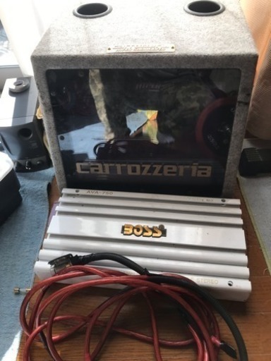 値下げしました！Carrozzeria ウーハーとBoss アンプセット 2026年4月 