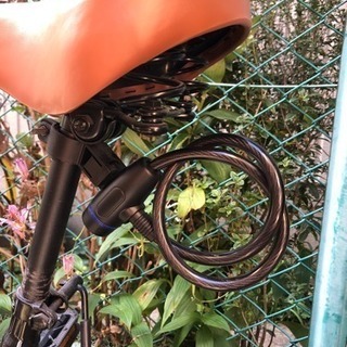 美品！！室内保管！カゴ、鍵付き折りたたみ自転車