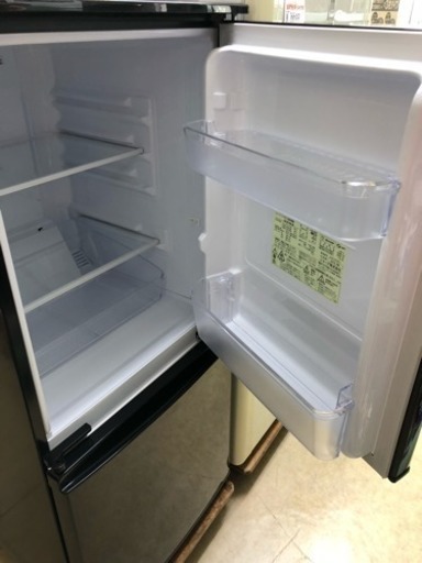 ☆地域/条件限定送料無料 SHARP　ノンフロン冷凍冷蔵庫　SJ-D14A-B　137L　2015年製