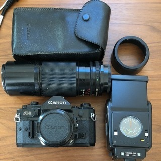 ジャンク品 Canon カメラ フラッシュライト 望遠レンズ