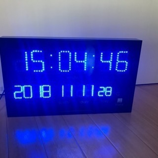 取引中！ 現状品 デジタル表示時計 青色LED 100V電源使用