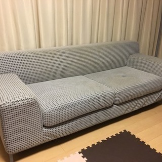 IKEA 3人掛けソファ あげます