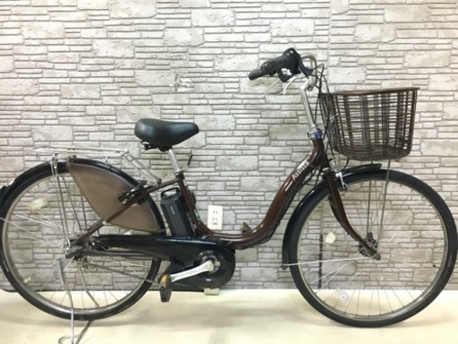 東京23区配達無料  新基準  BS ブリジストン アシスタ 8.7Ah リチウム 電動自転車 中古  ブラウン