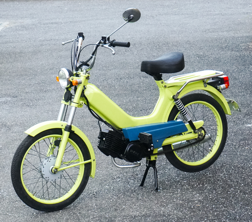 TOMOS Classic トモス 明るい黄色に塗装 調子良く動きます 現在、原付二種登録