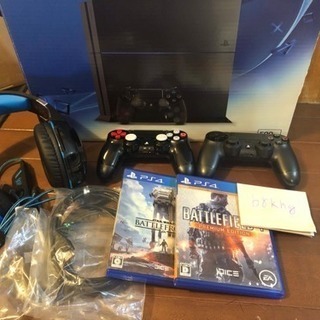 PS4 500GB ソフト2本 ヘッドセット