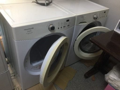 バラ売り可。値下げしました☆アメリカ製 洗濯機 乾燥機2台セット☆フリッジデール☆FRIGI DAIRE☆