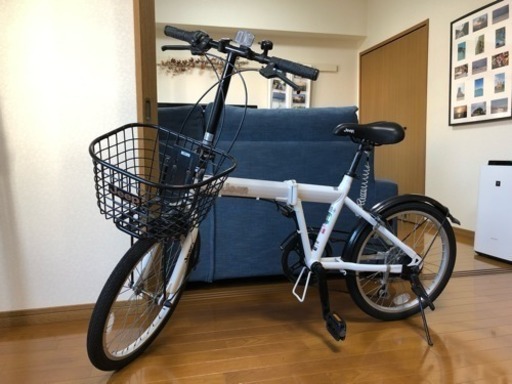 JEEP 折りたたみ自転車 白