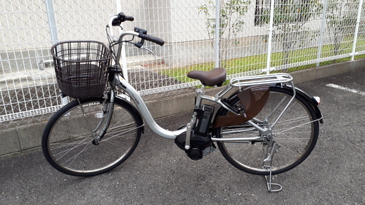電動アシスト自転車 YAMAHA ヤマハ　PAS With　パス ウィズ　26インチ　シルバー　新車
