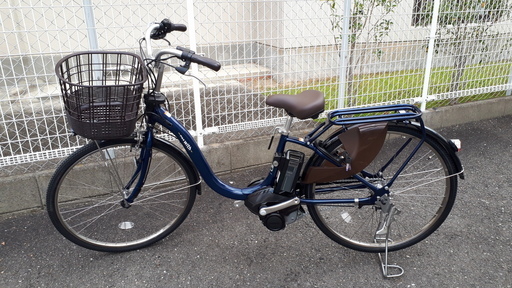 電動アシスト自転車 2018年モデル YAMAHA ヤマハ　PAS With　パス ウィズ　26インチ　ネイビー　新車
