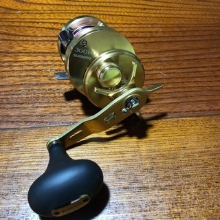 ☆美品 オシアコンクエスト 300HG タナトルPE2.0-300m使用1回美品付 オーバーホール後1回船持ち込み実釣無し☆スロージギング .鯛ラバ