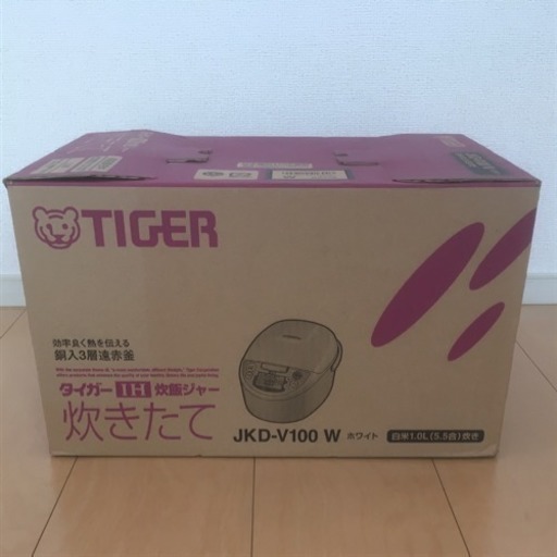 TIGER タイガー 炊飯器 JKD-V100 5.5合炊き 2018年製