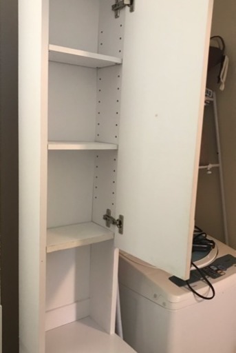 ニトリ 洗面所 収納 ホワイト Goodfella 小平の収納家具の中古あげます 譲ります ジモティーで不用品の処分