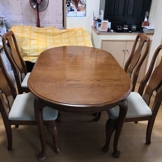 高級ヨーロッパ調ダイニングテーブルセット