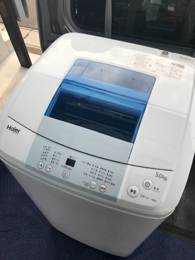 取引中。2016年製ハイアール全自動洗濯機5キロ超美品。千葉県内配送無料。設置無料。