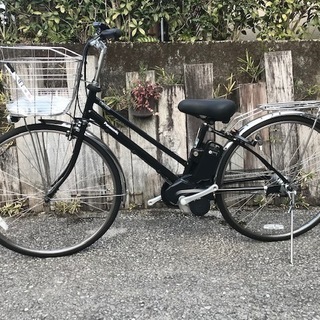 新車！パナソニック　27インチ電動アシストティモ　DX　ブラック　内装５段変速　鹿児島市より