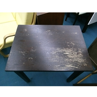 札幌【シャビーな2人掛けダイニングセット】幅80cm コンパクト