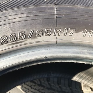 265/65R17 4本！新車外し ハイラックス ランクルなど