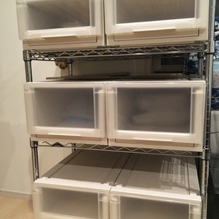メタルラック 収納ケース リイ 春日部の収納家具の中古あげます 譲ります ジモティーで不用品の処分