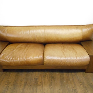 ロックストーン　ＫＩＺＡ　岩倉榮利　ソファー2点とＳＨＳガラスローテーブルのセット『美品中古』