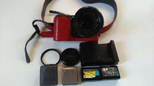 ミラーレス一眼カメラ レンズキット SONY NEX-3D Wi-Fi機能付きSD付属