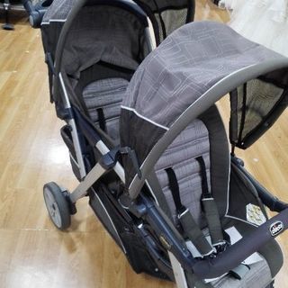 chicco 2人乗りベビーカー 双子 兄弟【ブックオフ409号川崎港町店】